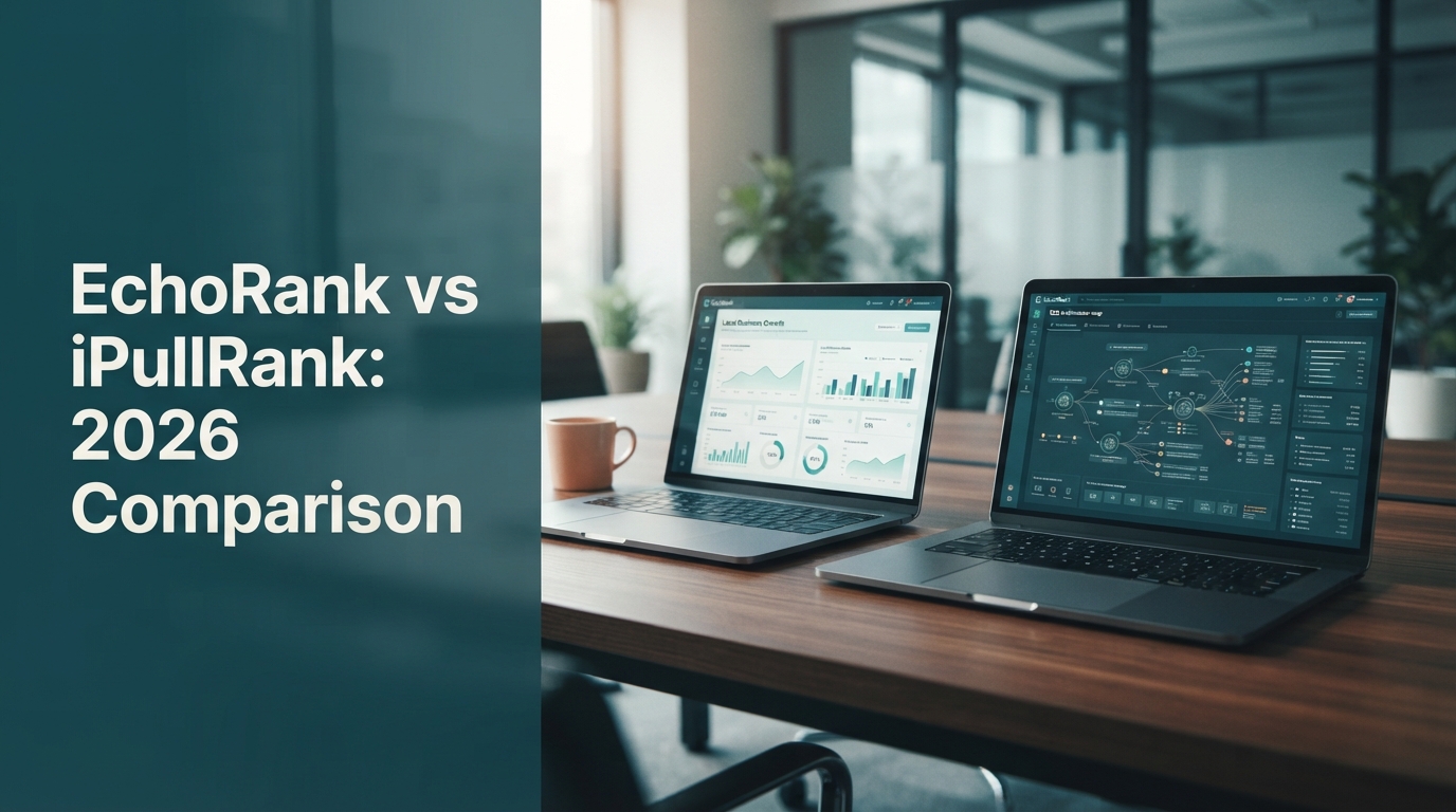 A side-by-side comparison of EchoRank and iPullRank strategies for small business and enterprise SEO in 2026.